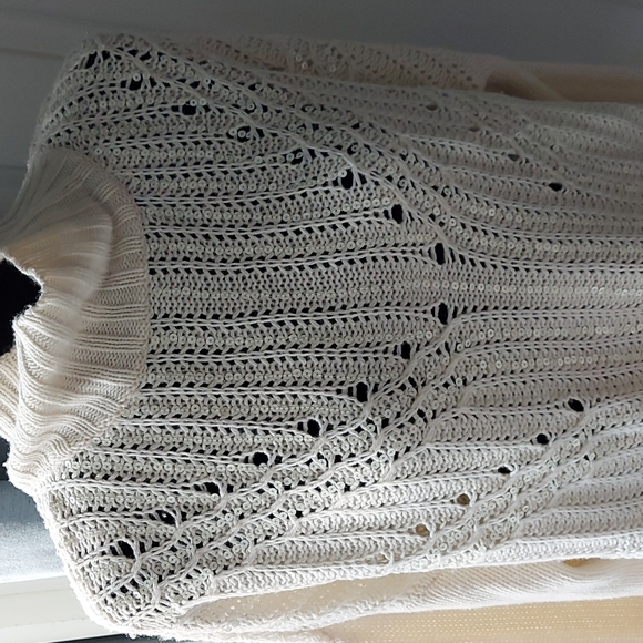 BCBGMaxAzria merino cotton cowl neck sweater - Picture 2 of 8